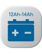 Batteries de démarrage, vélo 12Ah pour 14Ah